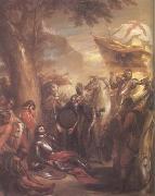 The Death of Chevalier Bayard (mk25) Benjamin West